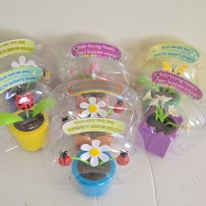 Seven Solar Dancing Flower Bugs And Bee Multicolor
